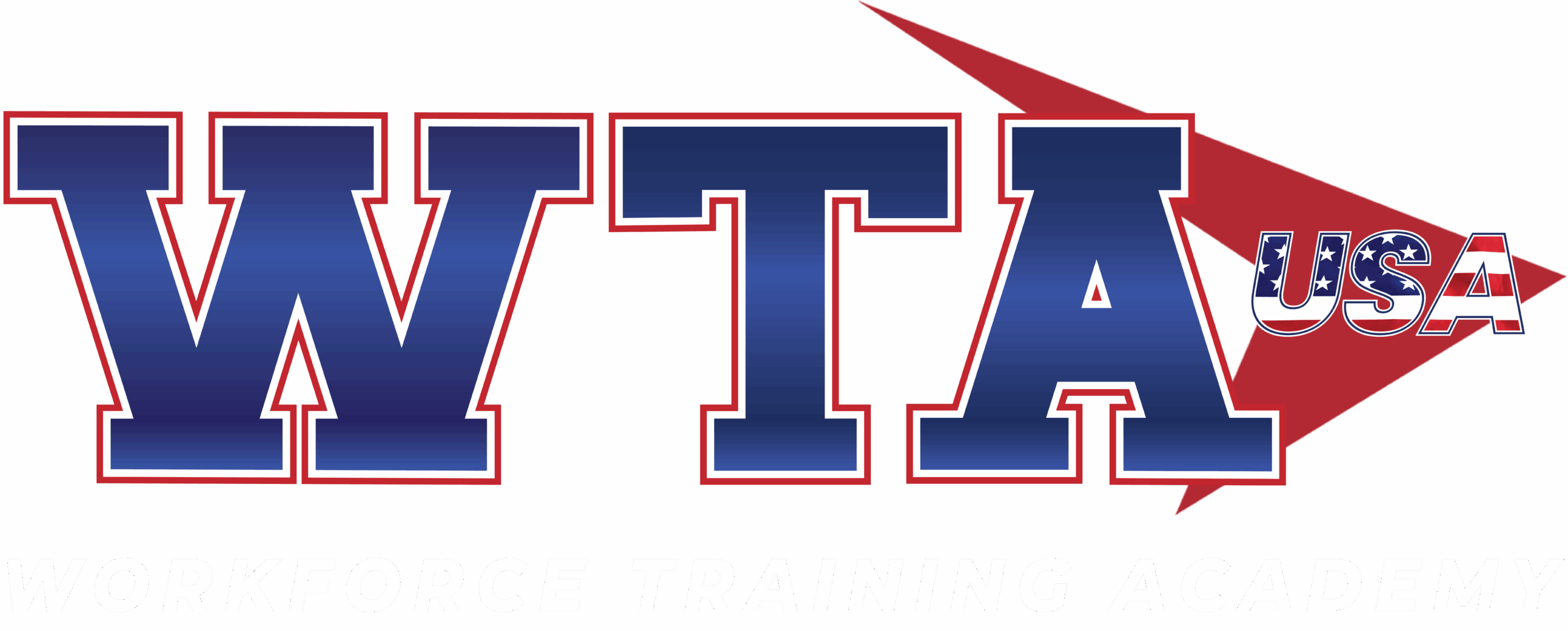 WTA Logo - Primary Logo-white text Workforce Training Academy